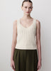 Knit Sweater Vest Cable Camisole Blend