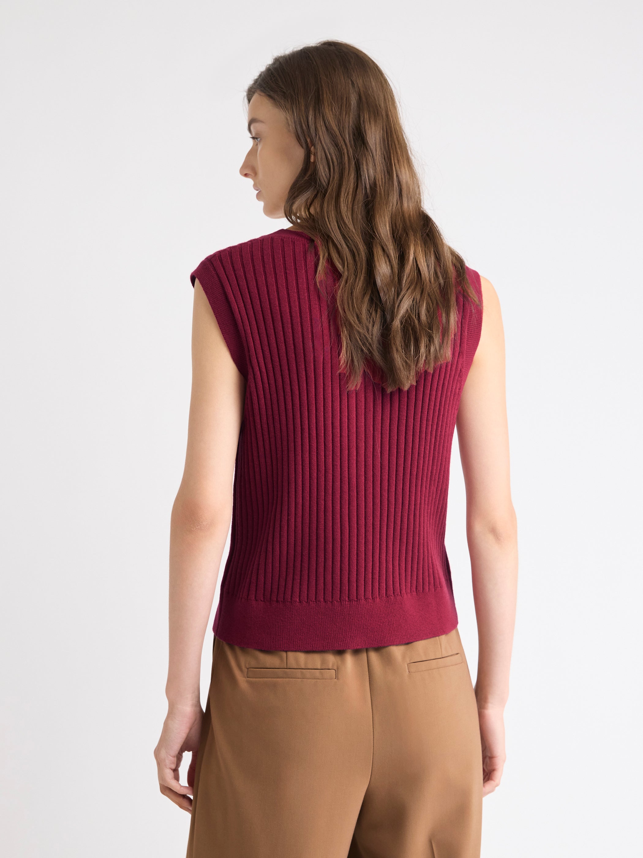 Veste Courte à Col Henley