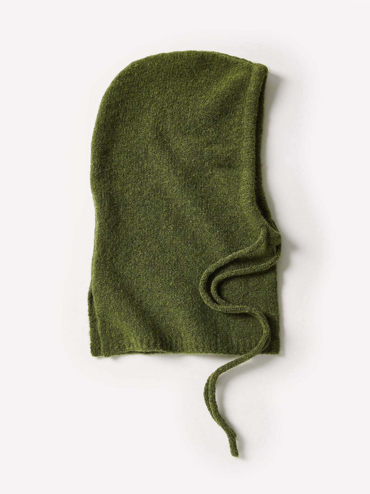 Brushed Jersey Knit Hood Wool Blend Hat