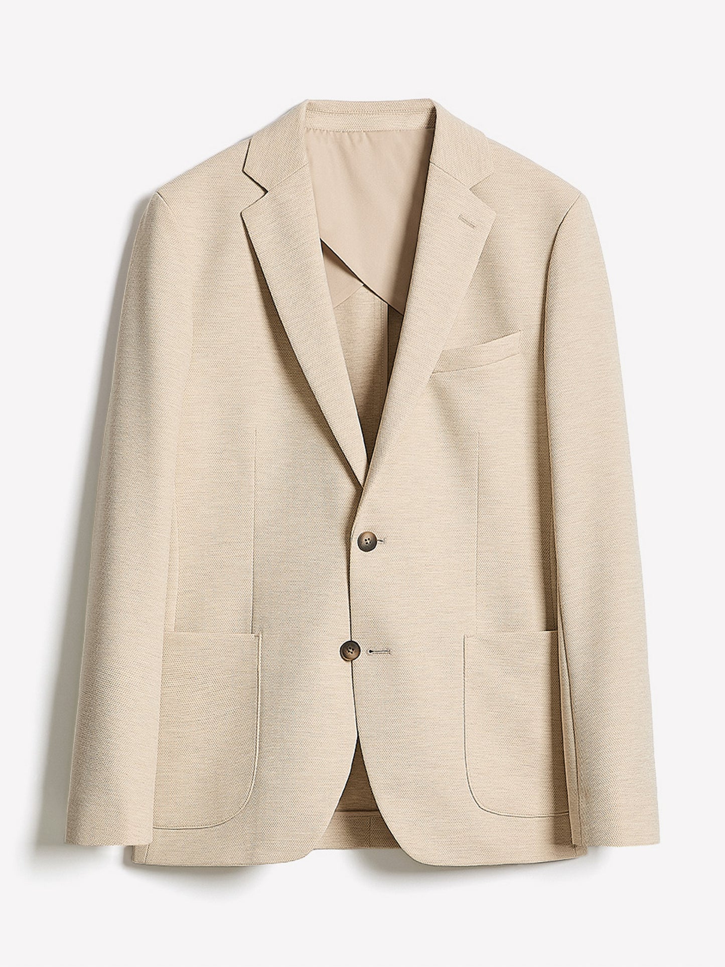 Slim Fit Knit Blazer