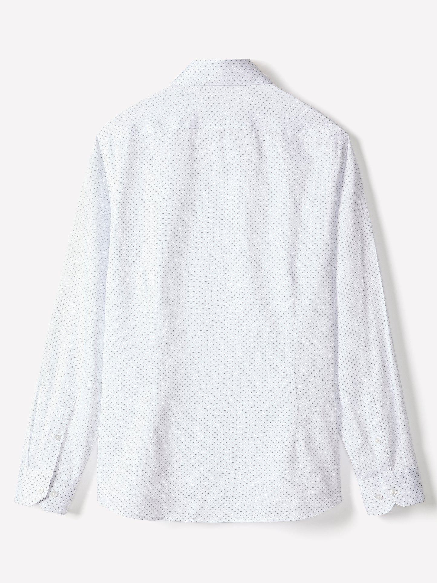 Tailored-Fit Dress Shirt with Floral Pattern