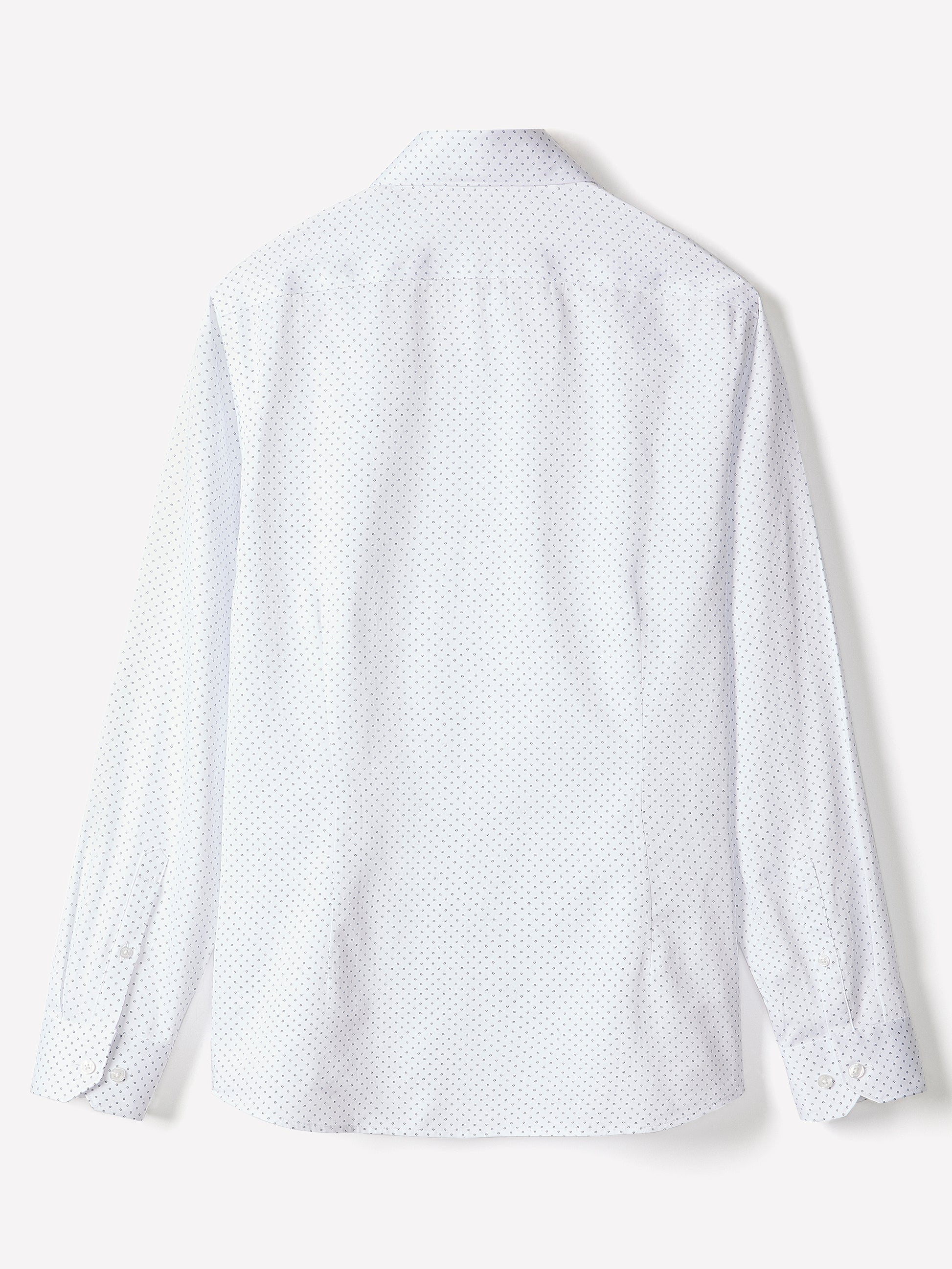 Tailored-Fit Dress Shirt with Floral Pattern