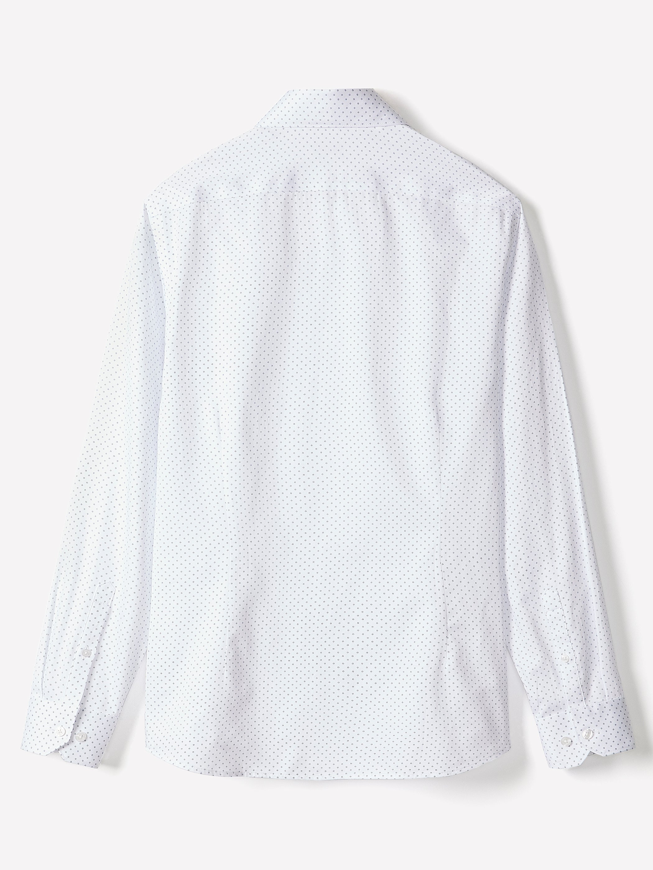 Tailored-Fit Dress Shirt with Floral Pattern