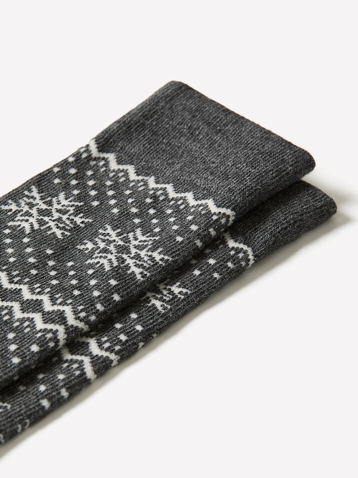 Men’s Cotton Blend Snowflake Socks