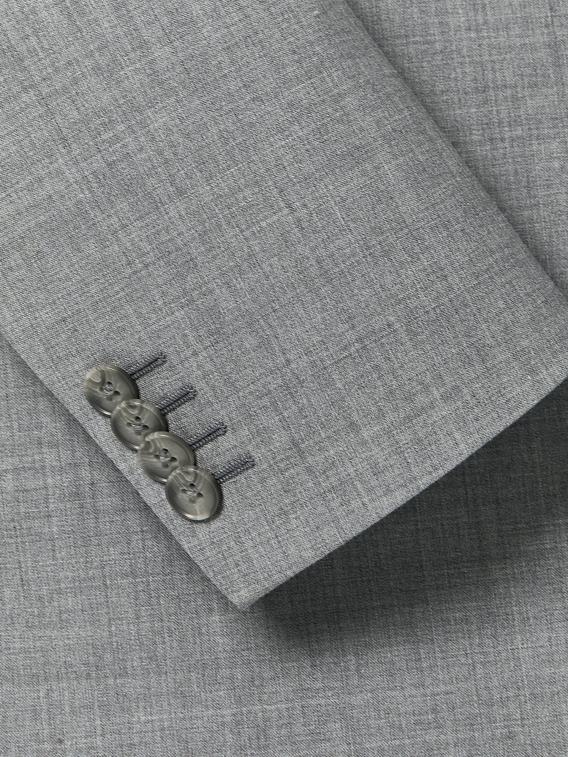 Slim Fit Wool Blend Blazer