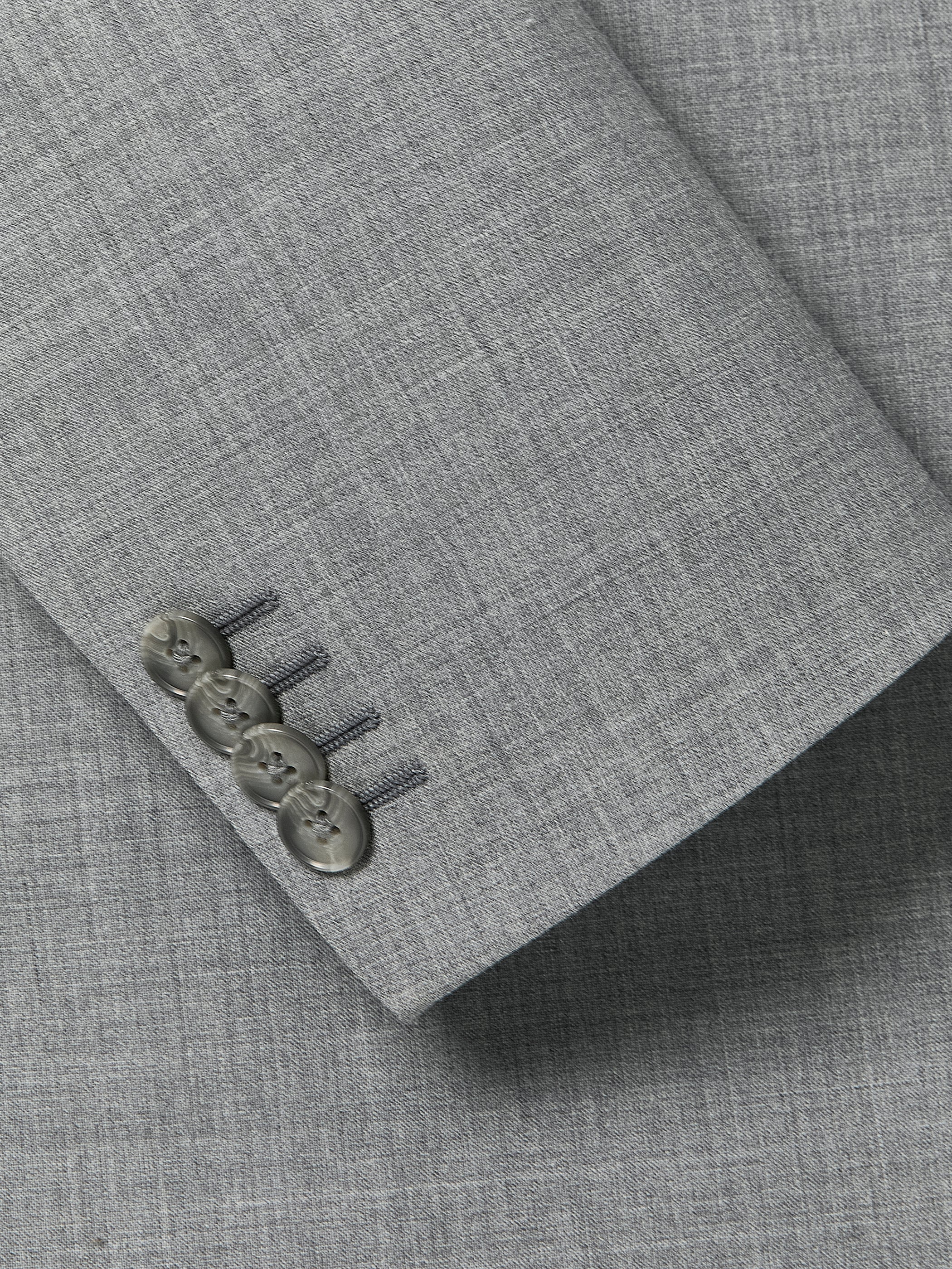 Slim Fit Wool Blend Blazer