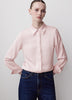 Woven Satin Long Sleeve Shirt