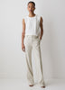 Crew-Neck Satin Cami