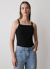 Knit Tank Top Squared Neck Organic Cotton