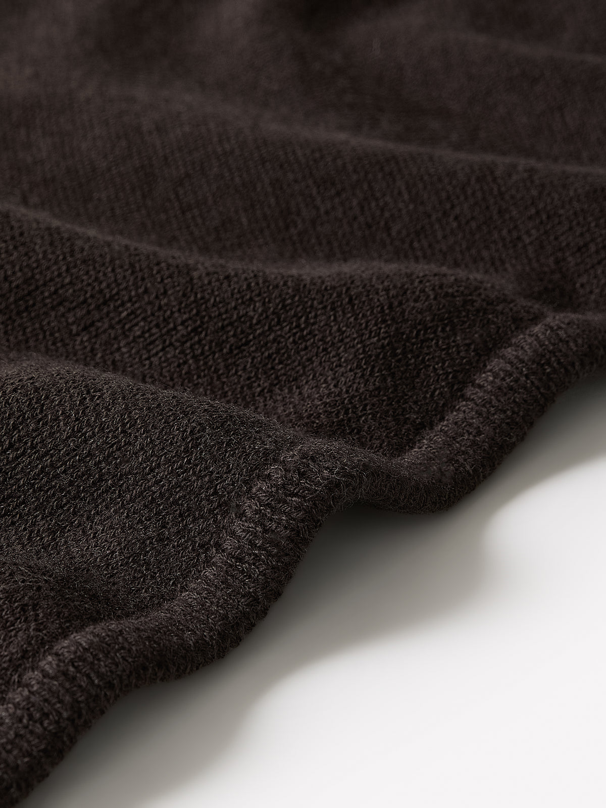 Triangular Mercerized Fine Merino Wool Scarf