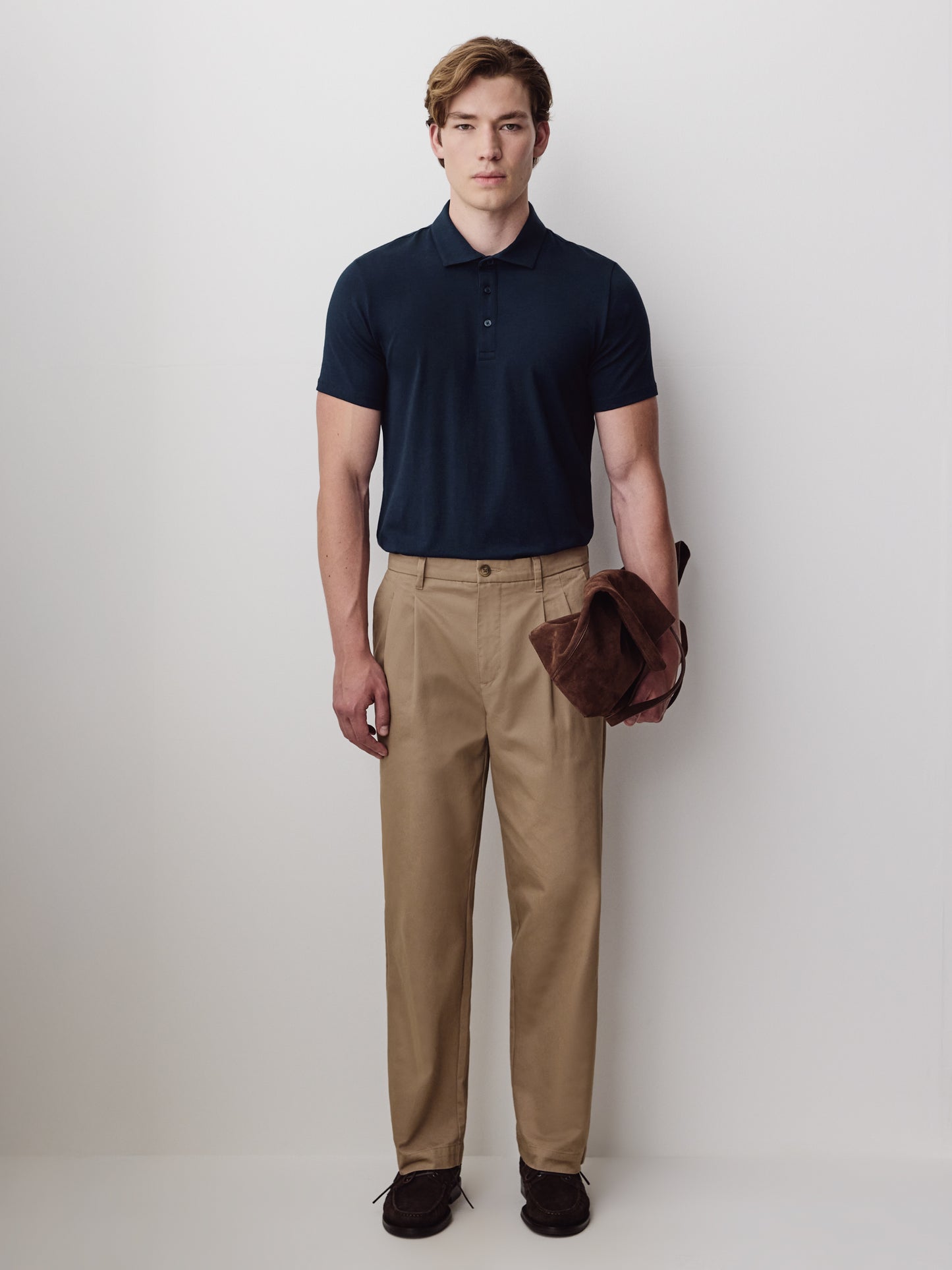 Short-Sleeve Supima (R) Cotton Jersey Polo