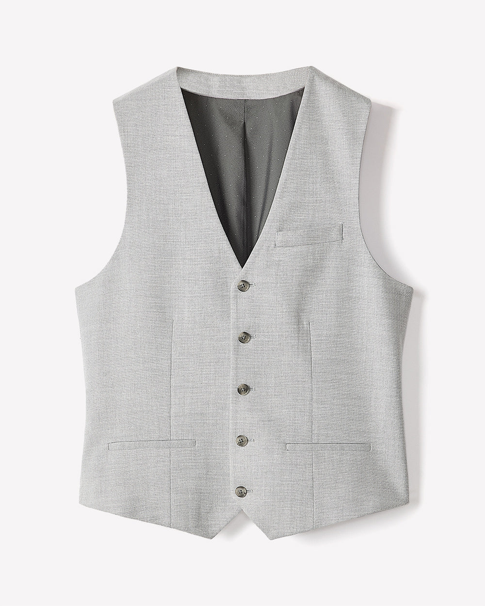 Essential Light Grey Suit Vest