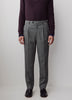 Tapered Pleated Tweed City Pants