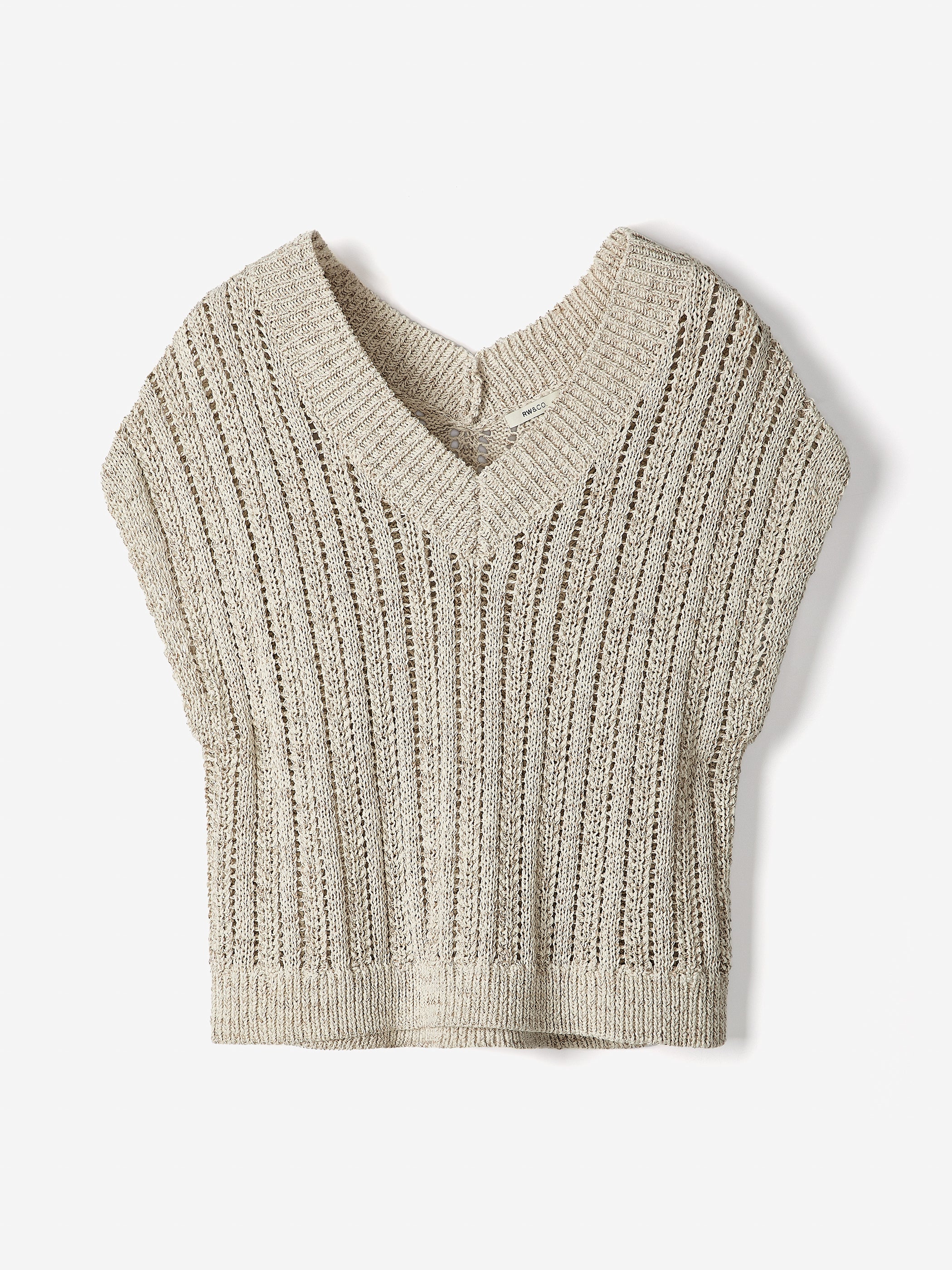 Women's Sleeveless V-Neck Classic Fit Sweater Vest – RW&CO