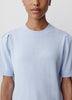 Knit Cotton Blend Crew Neck Sweater