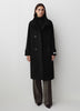 Classic Wool-Blend Double-Breasted Coat
