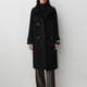 Classic Wool-Blend Double-Breasted Coat