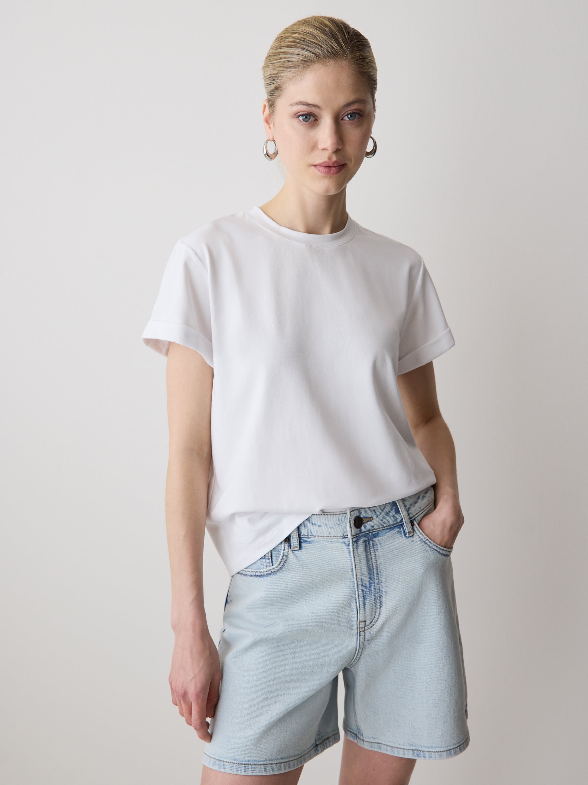 Organic Cotton Short-Sleeve Crew-Neck Tee