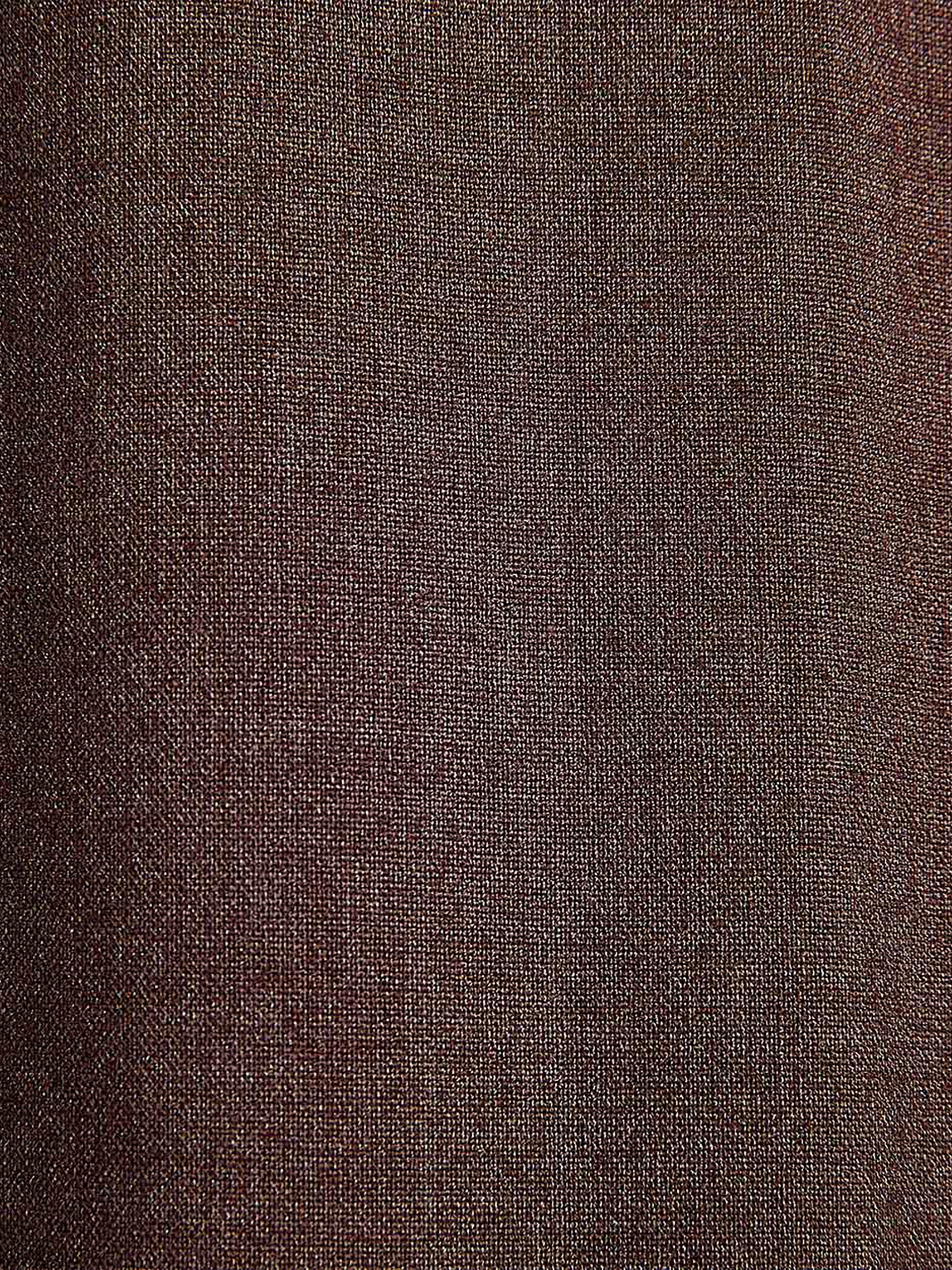 Pleated Tapered-Leg Taupe Suit Pant