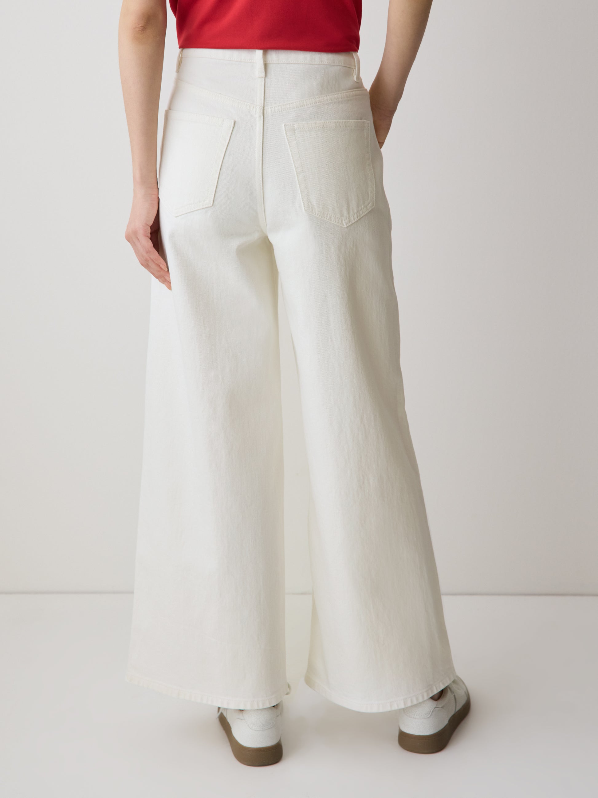 High-Rise Wide-Leg Cropped Jeans