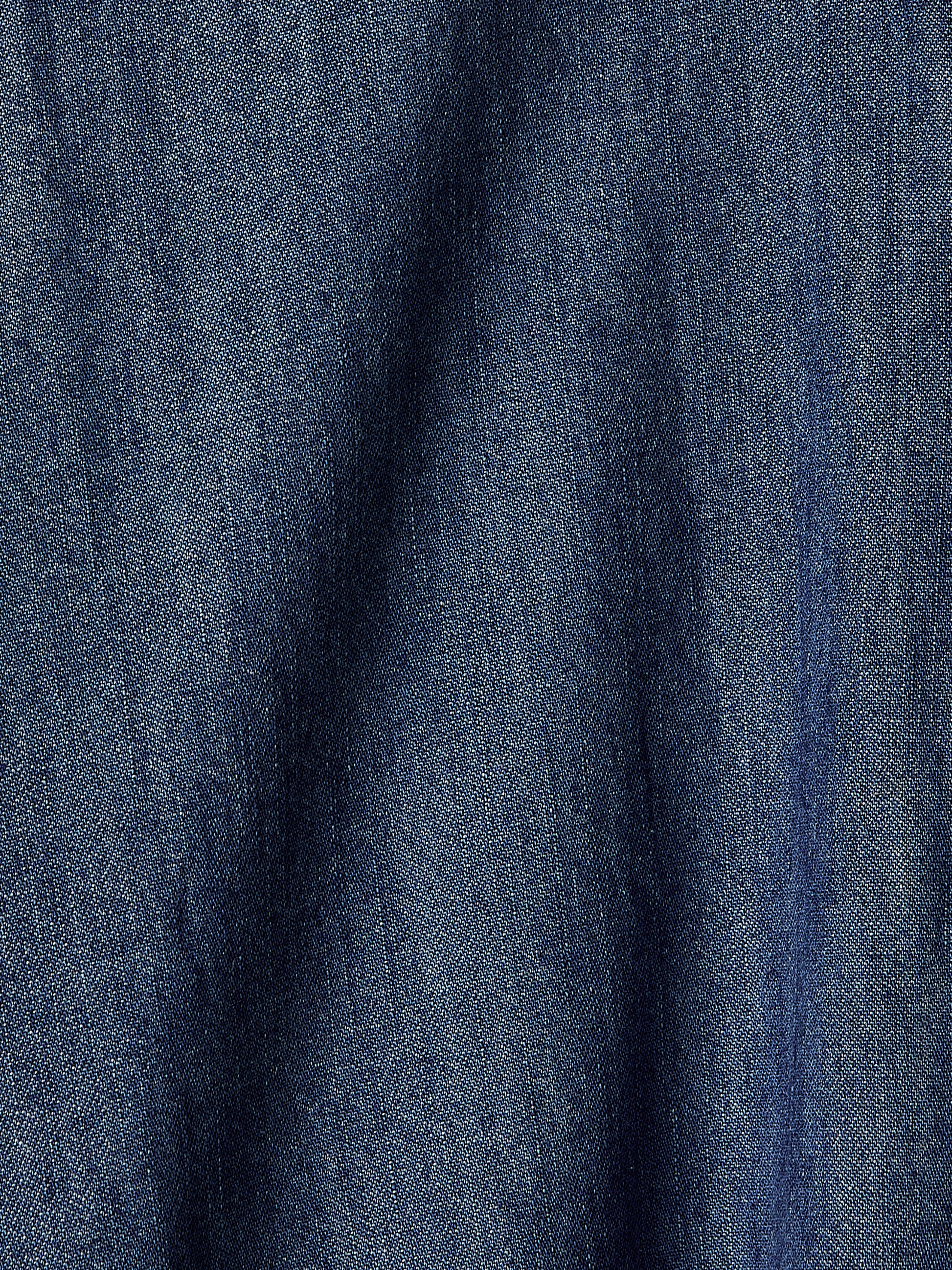 Short-Sleeve Denim Shirt