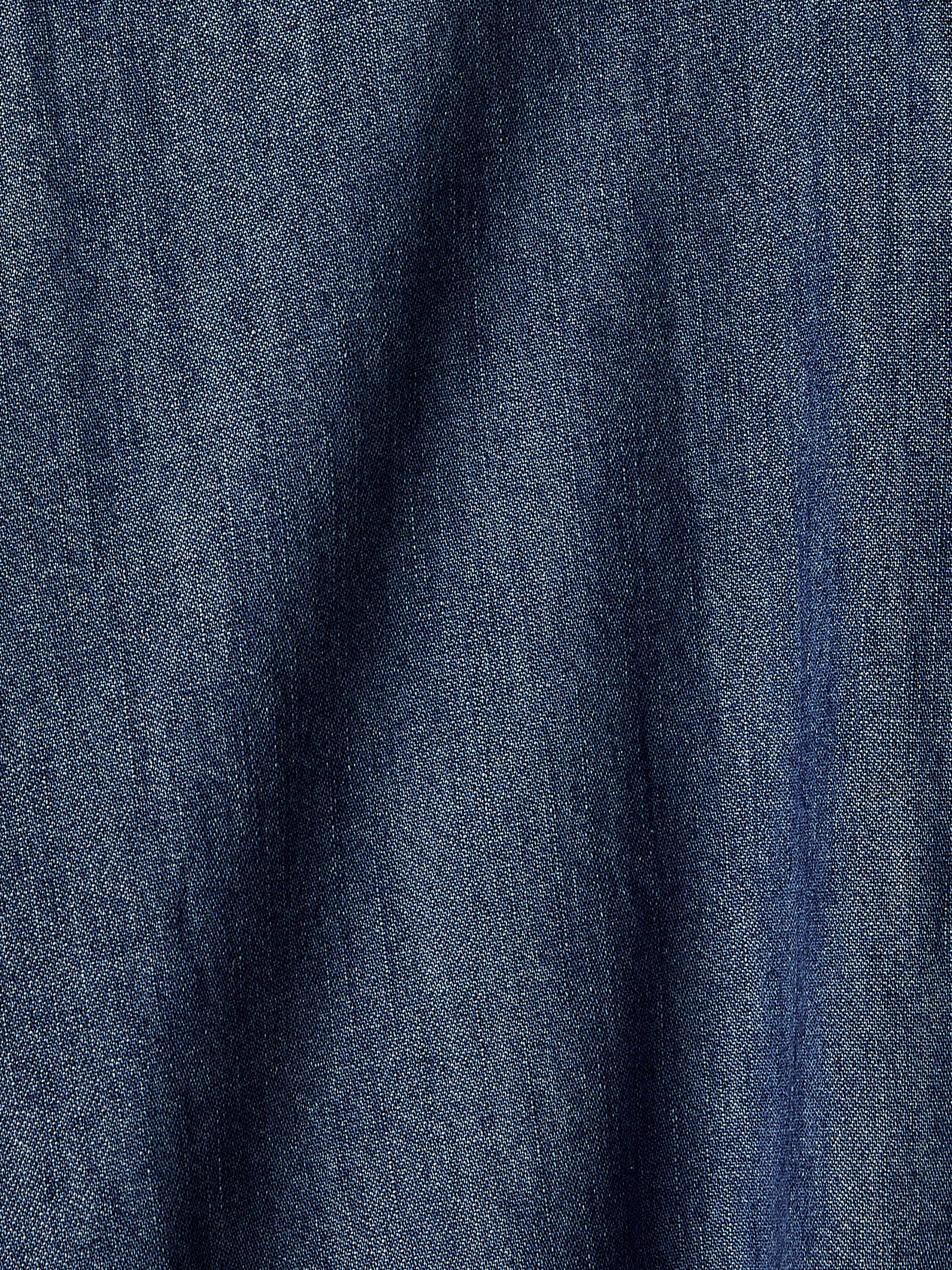 Short-Sleeve Denim Shirt
