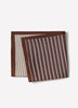 Men's Silk Pocket Square Striped Design