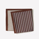 Men's Silk Pocket Square Striped Design