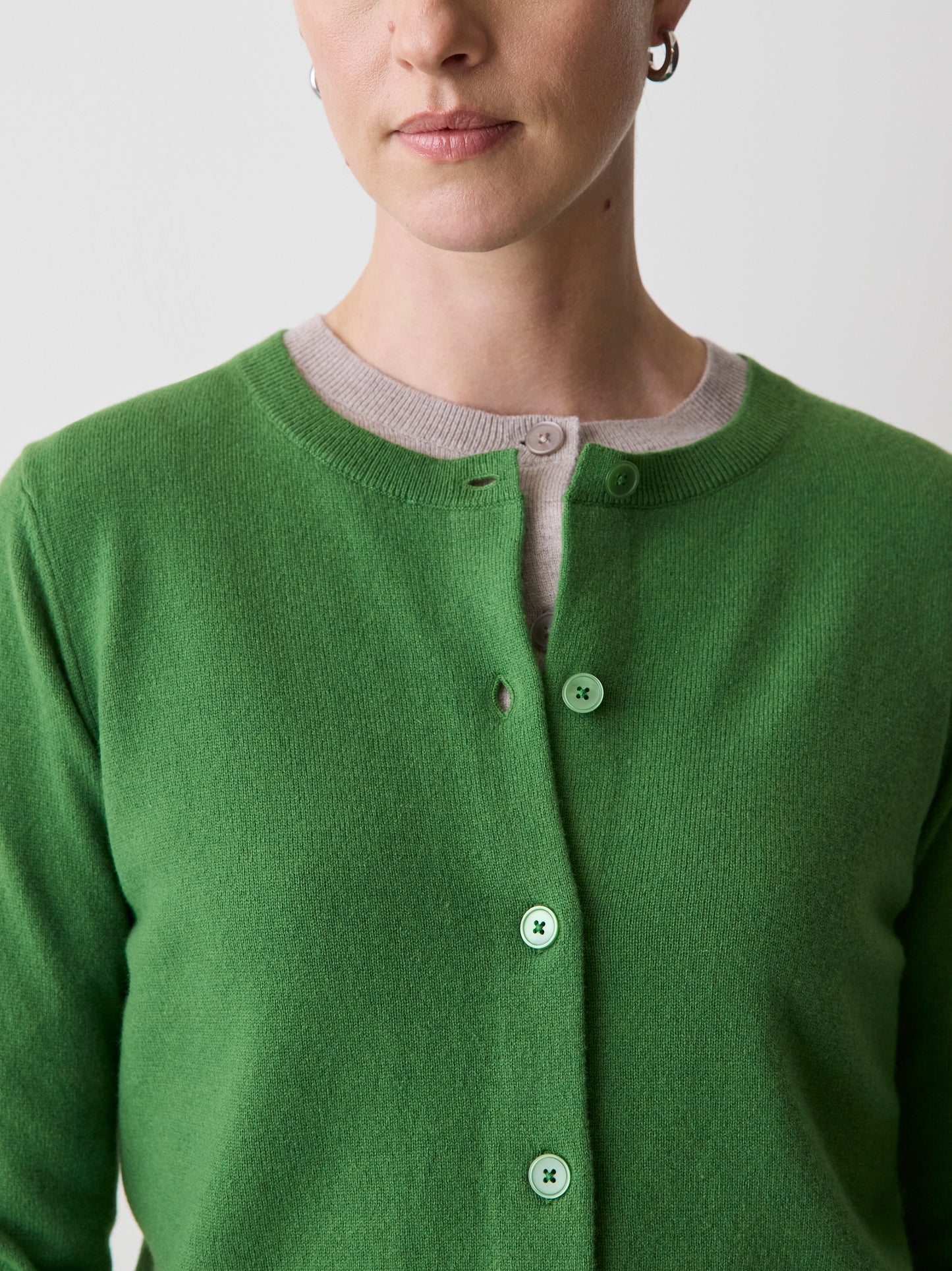 Merino Wool Button-Down Cardigan