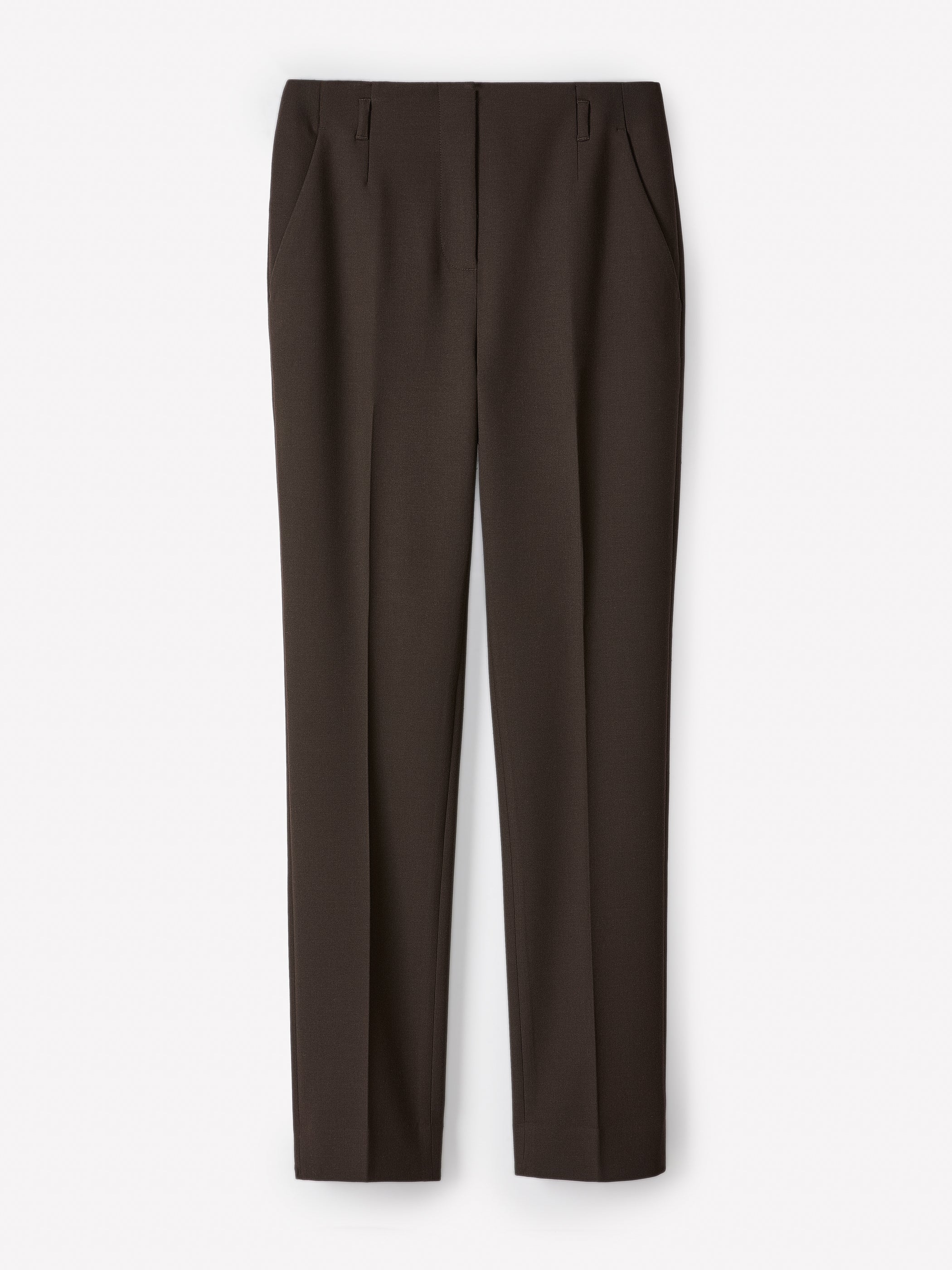 High-Rise Long Slim-Leg Pant