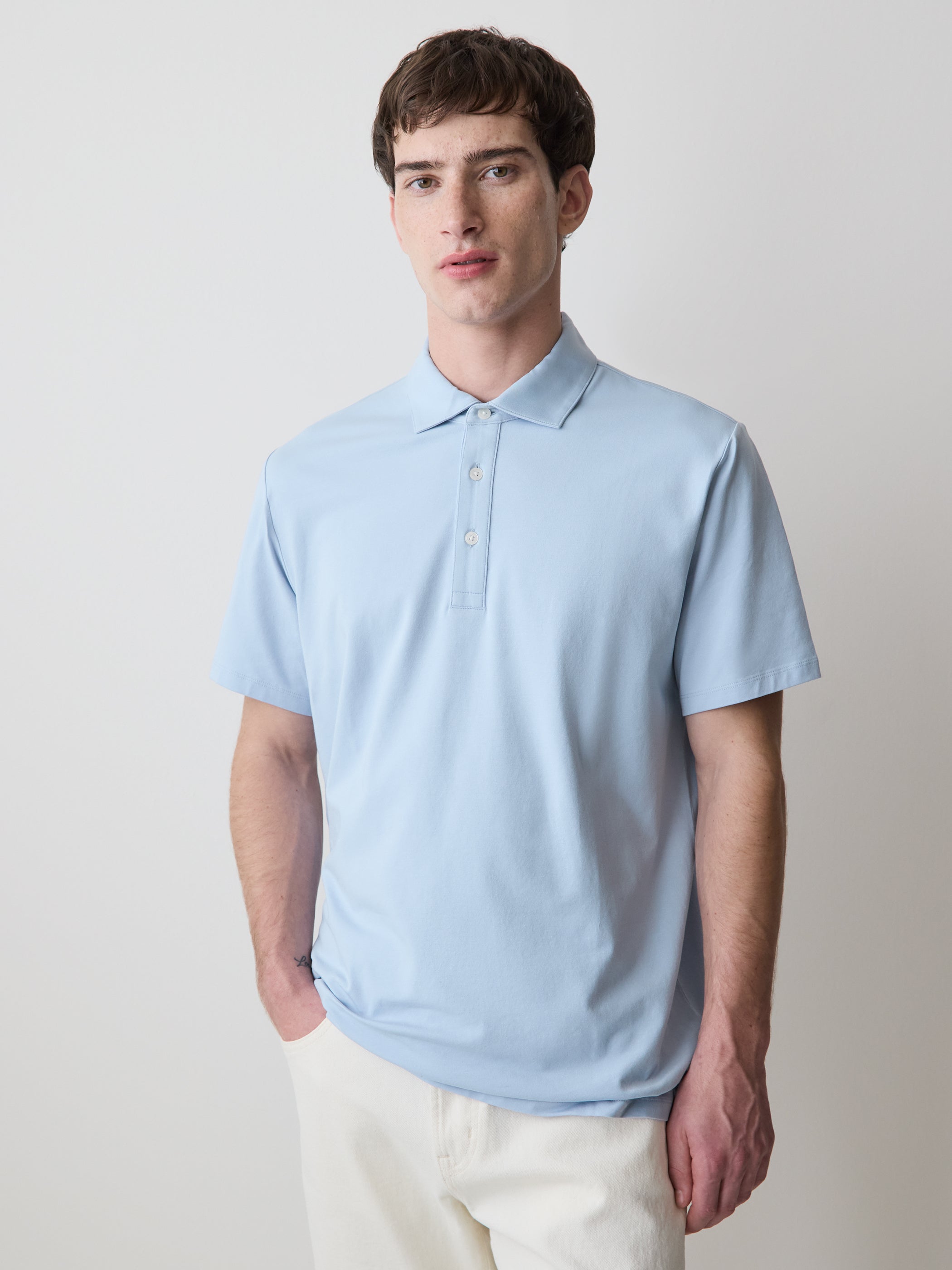 Short-Sleeve Supima (R) Cotton Polo