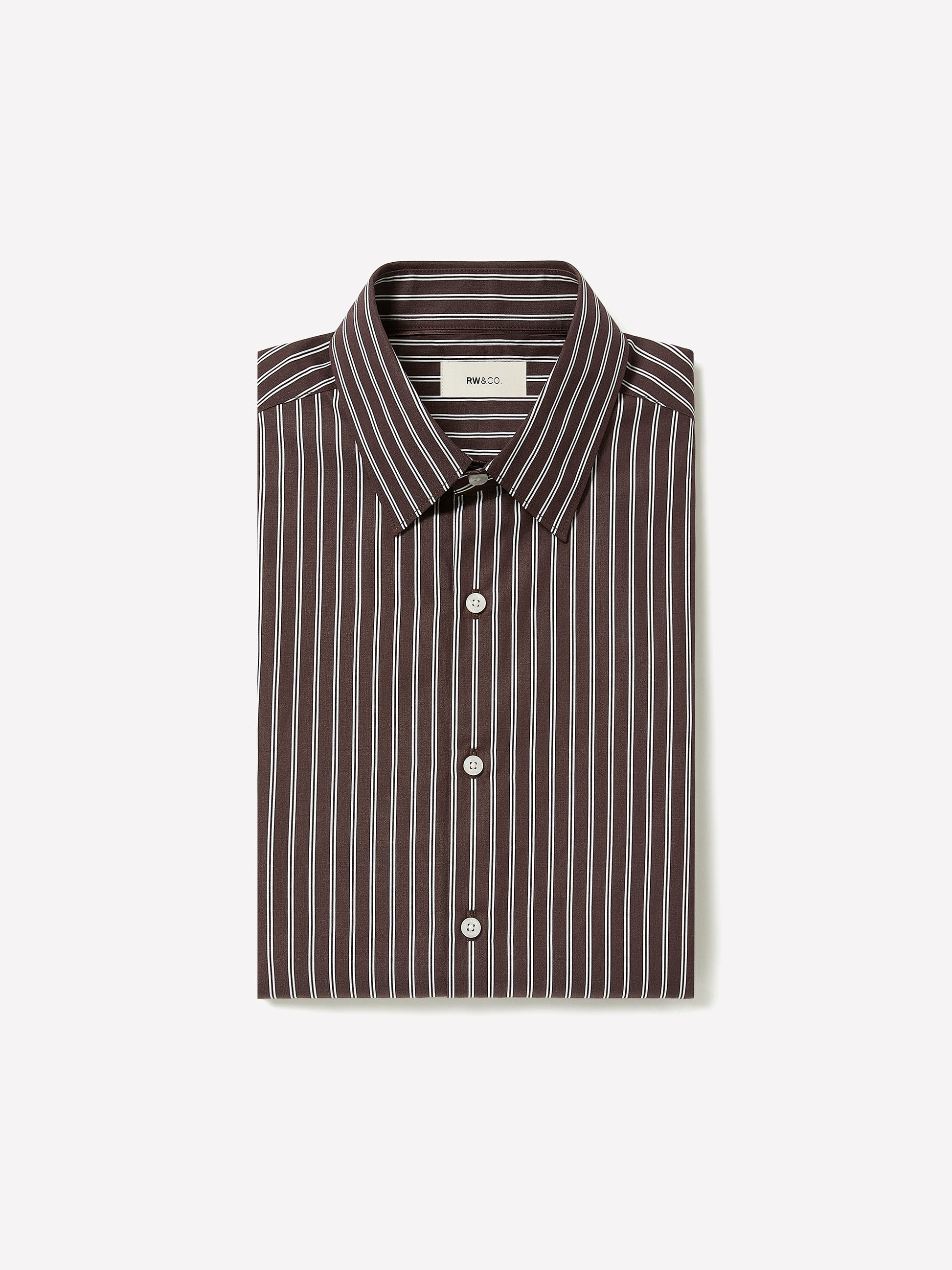 Woven Tailored Collar Shirt, Regular Fit, 100% Cotton