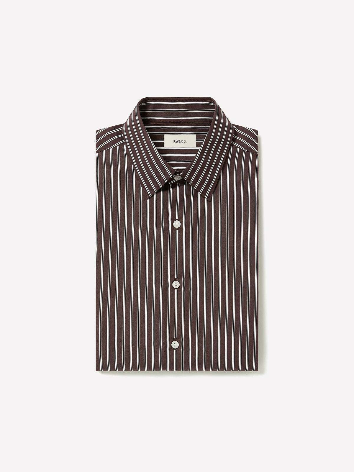 Woven Tailored Collar Shirt, Regular Fit, 100% Cotton
