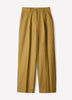 Wide-Leg High-Rise Linen-Blend Pant
