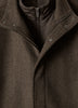 Wool Blend Funnel Topcoat