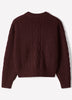 Cable Stitch Long Sleeve Pullover Sweater