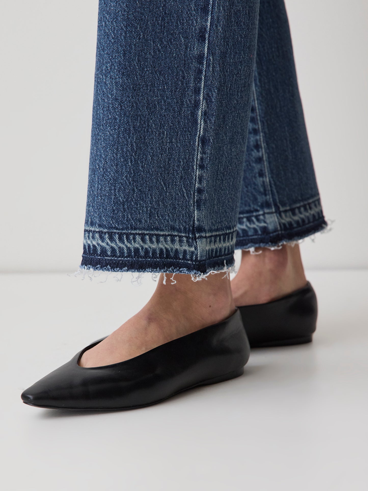 Cropped Bootcut Jeans