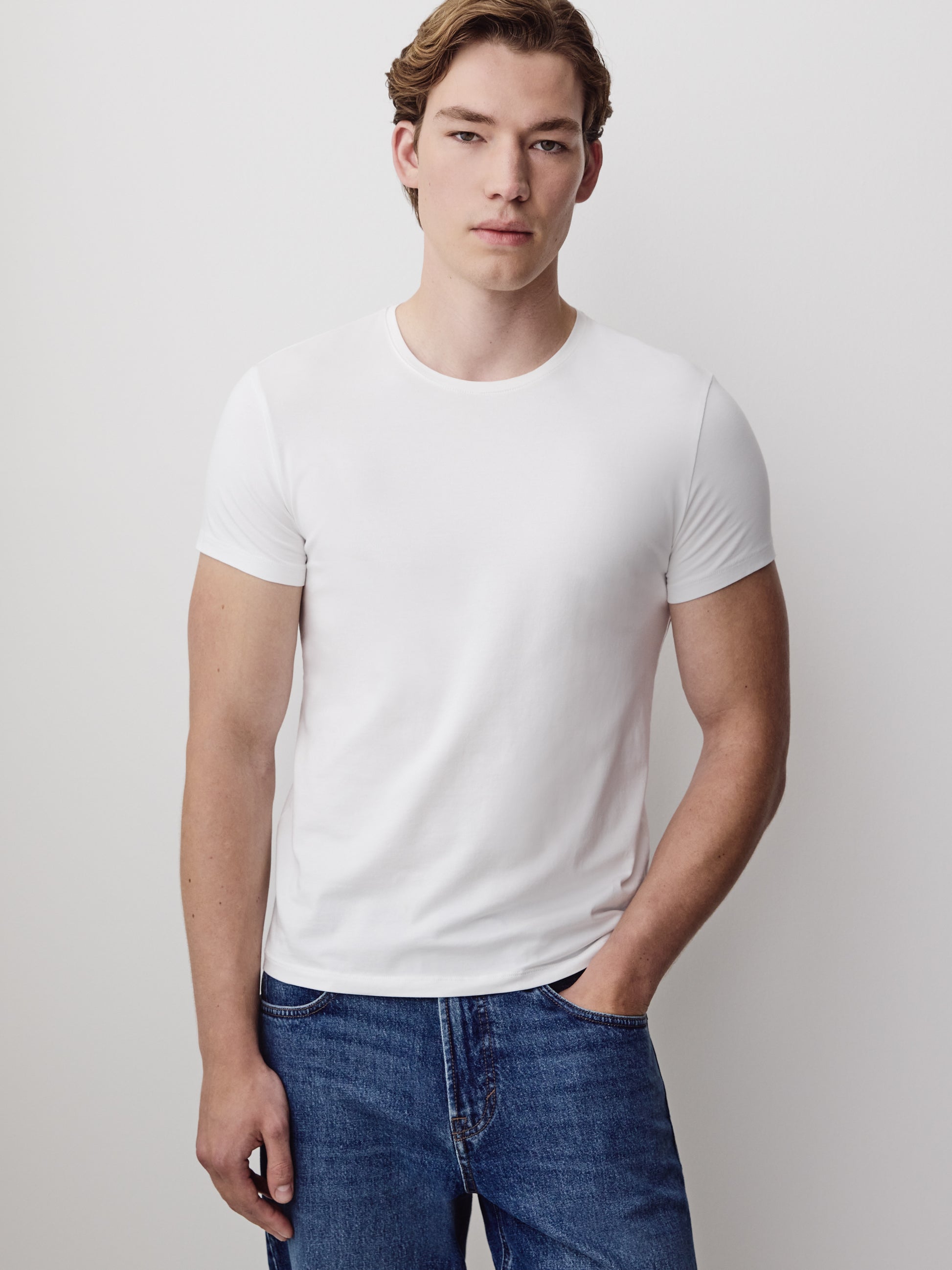 Supima Cotton (R) Crew-Neck T-Shirt
