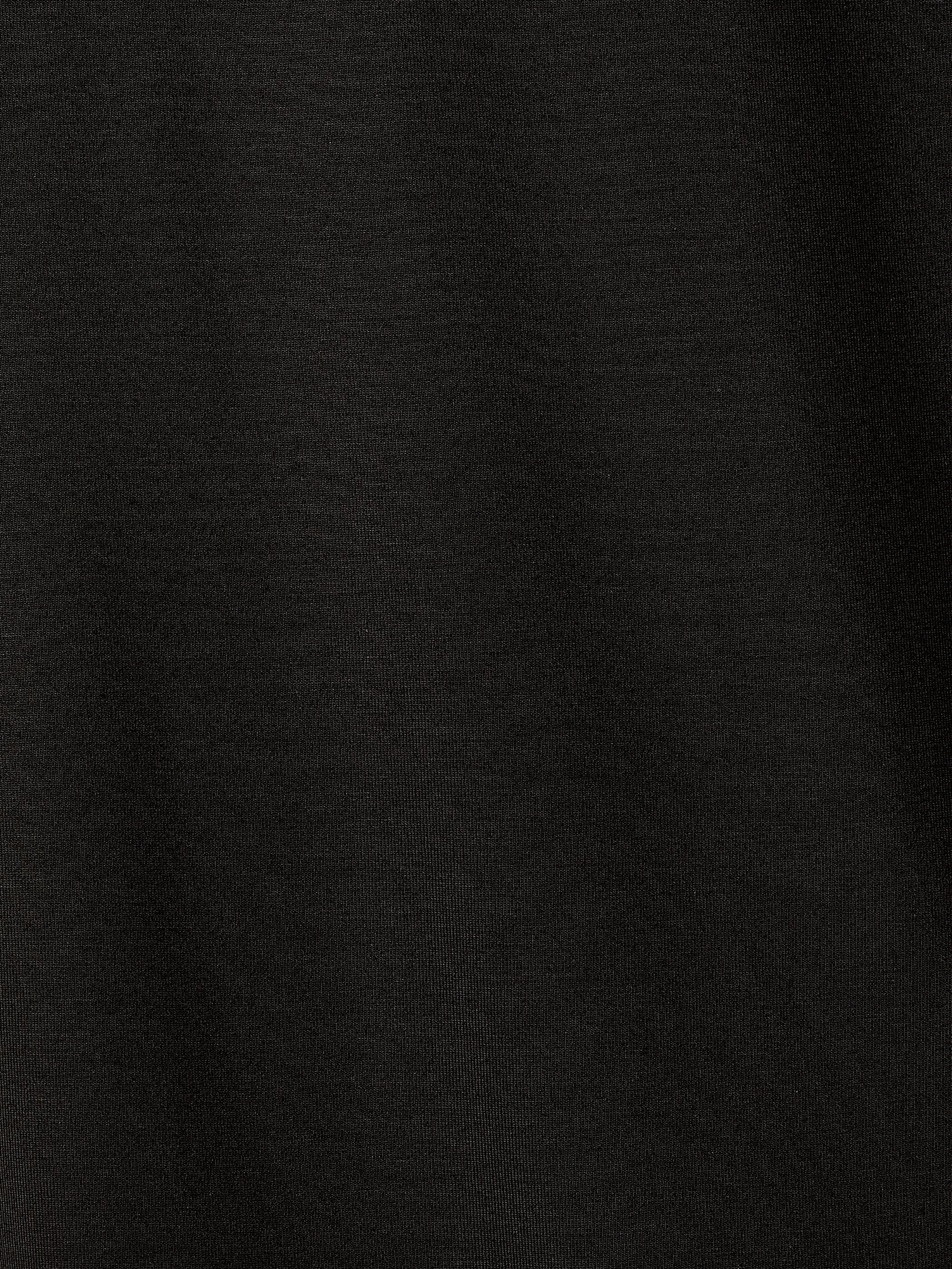 Knit Pullover Fitted Stretch Viscose Mock Neck