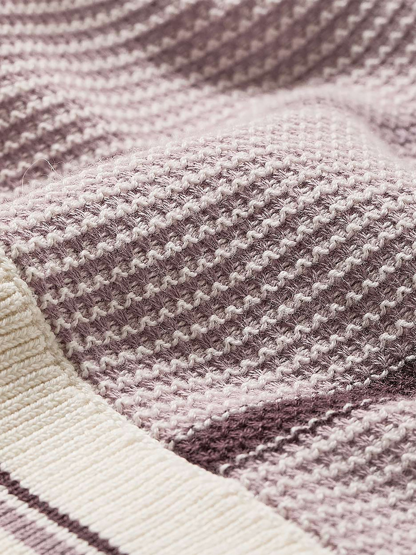 Short-Sleeve Shirt Sweater with Vertical Stripes