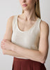 Knit Tank Top Cotton Blend Women