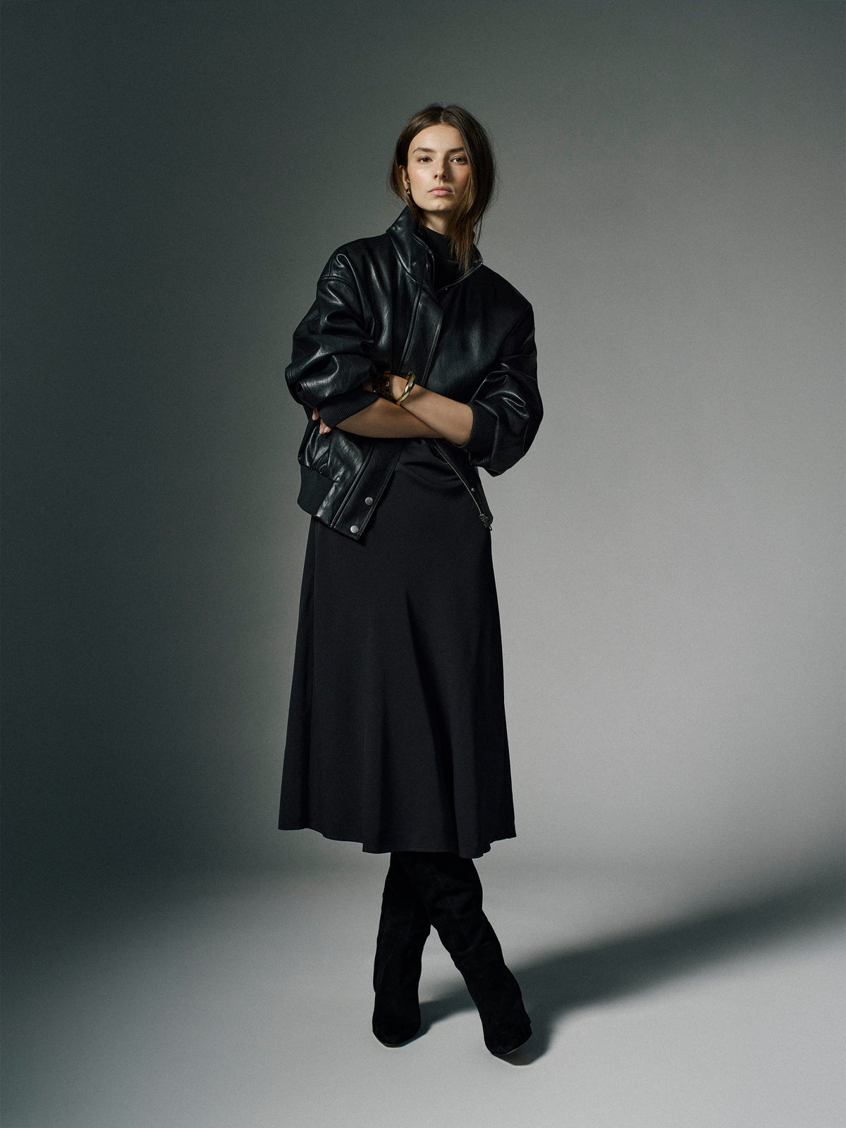 Faux Leather Jacket