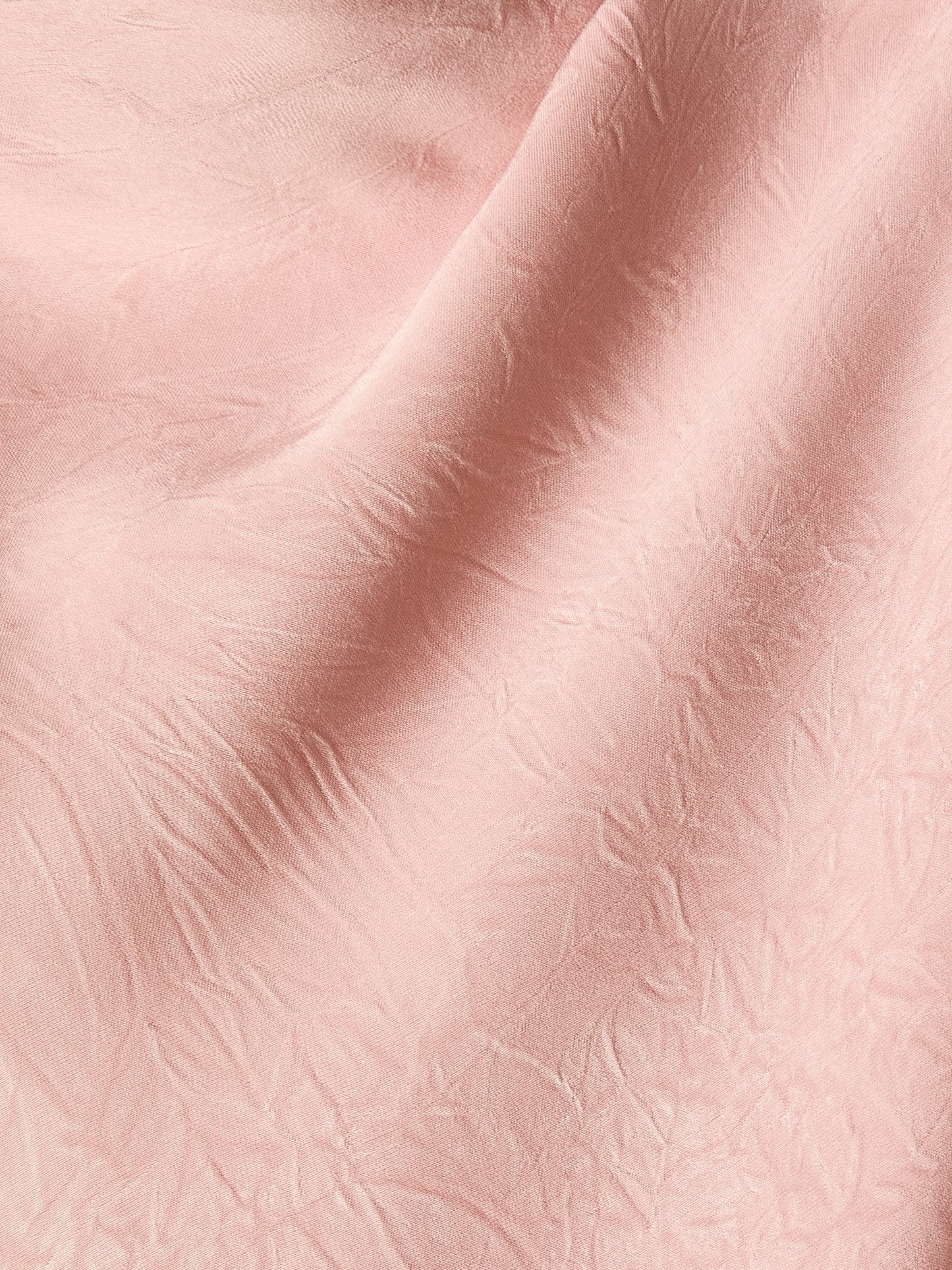 Satin Long-Sleeve Draped Midi Dress