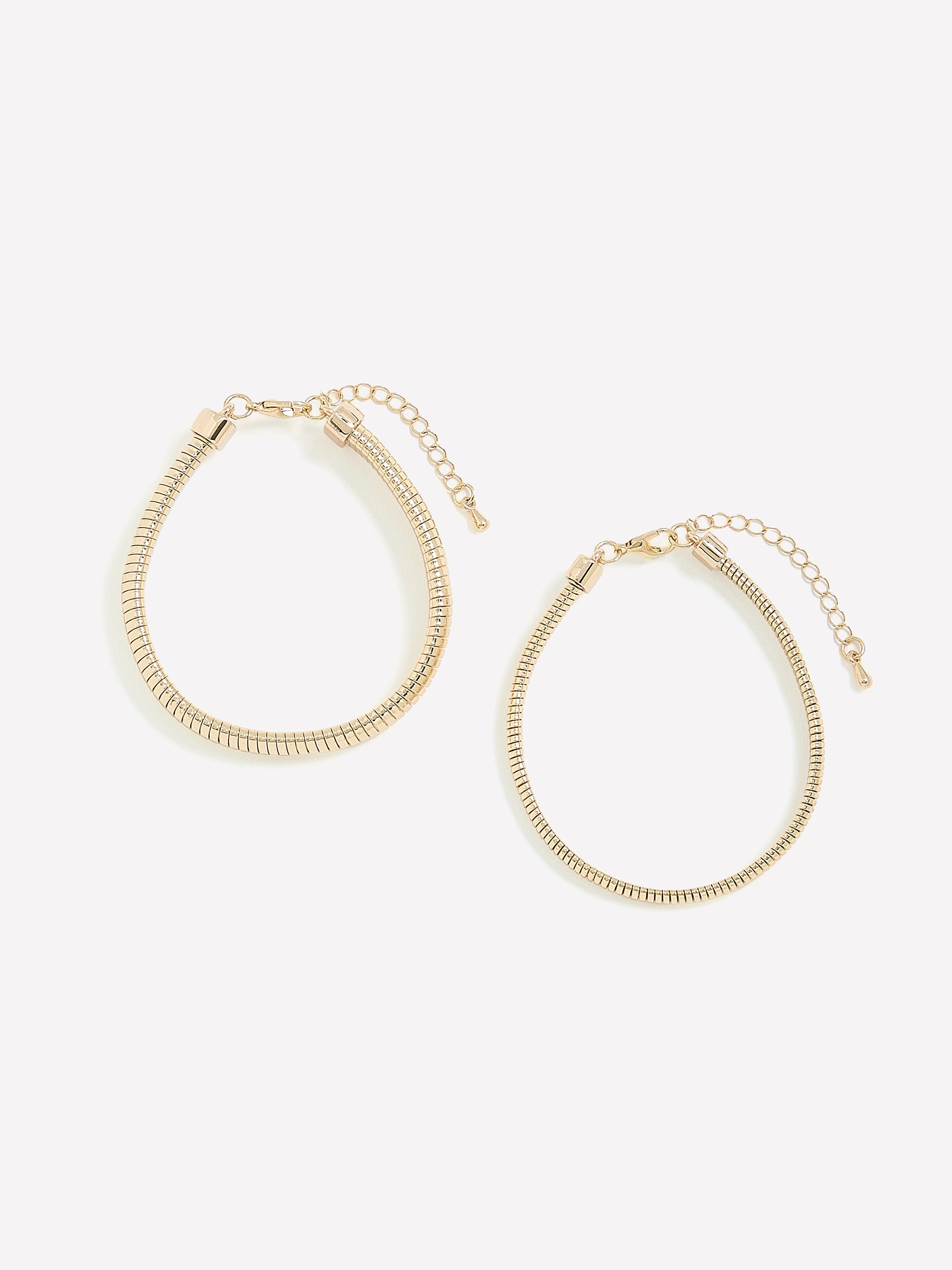 Snake-Chain Bracelets - Set of 2