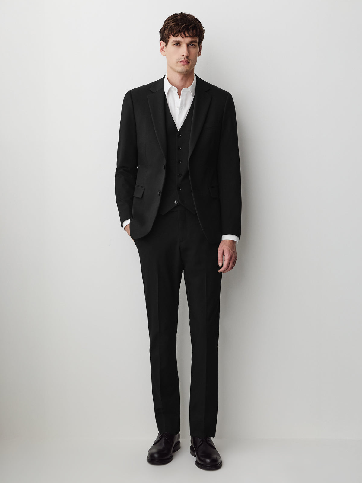 Black Suit Vest