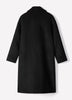 Relaxed-Fit Wool-Blend Double-Breasted Coat