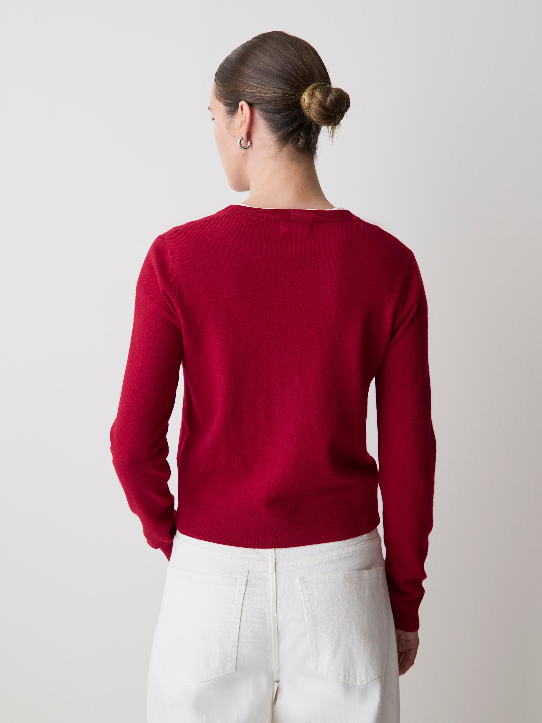 Merino Wool Button-Down Cardigan