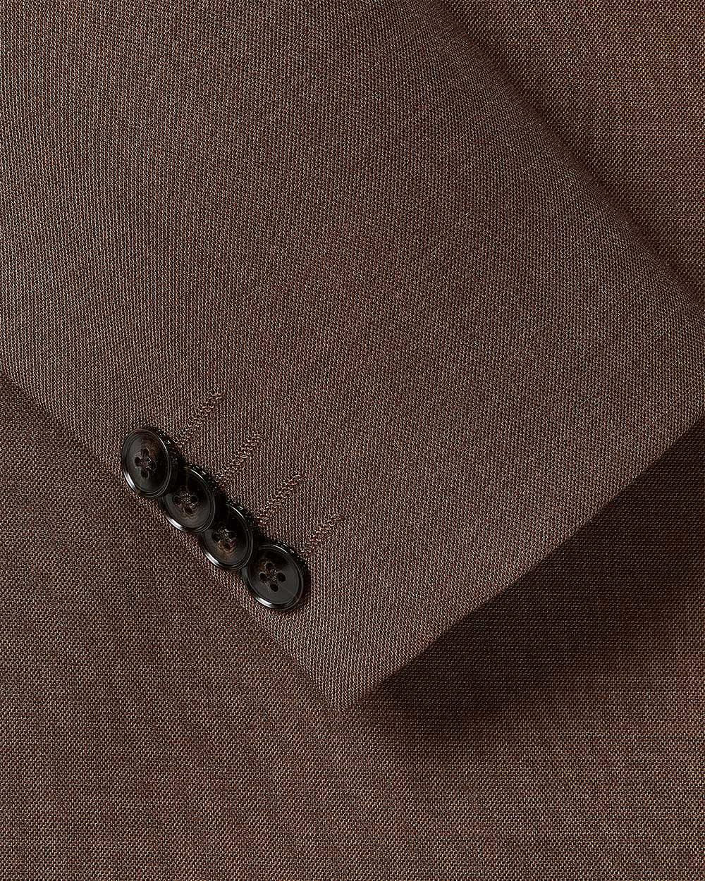 Slim Fit Brown Suit Blazer