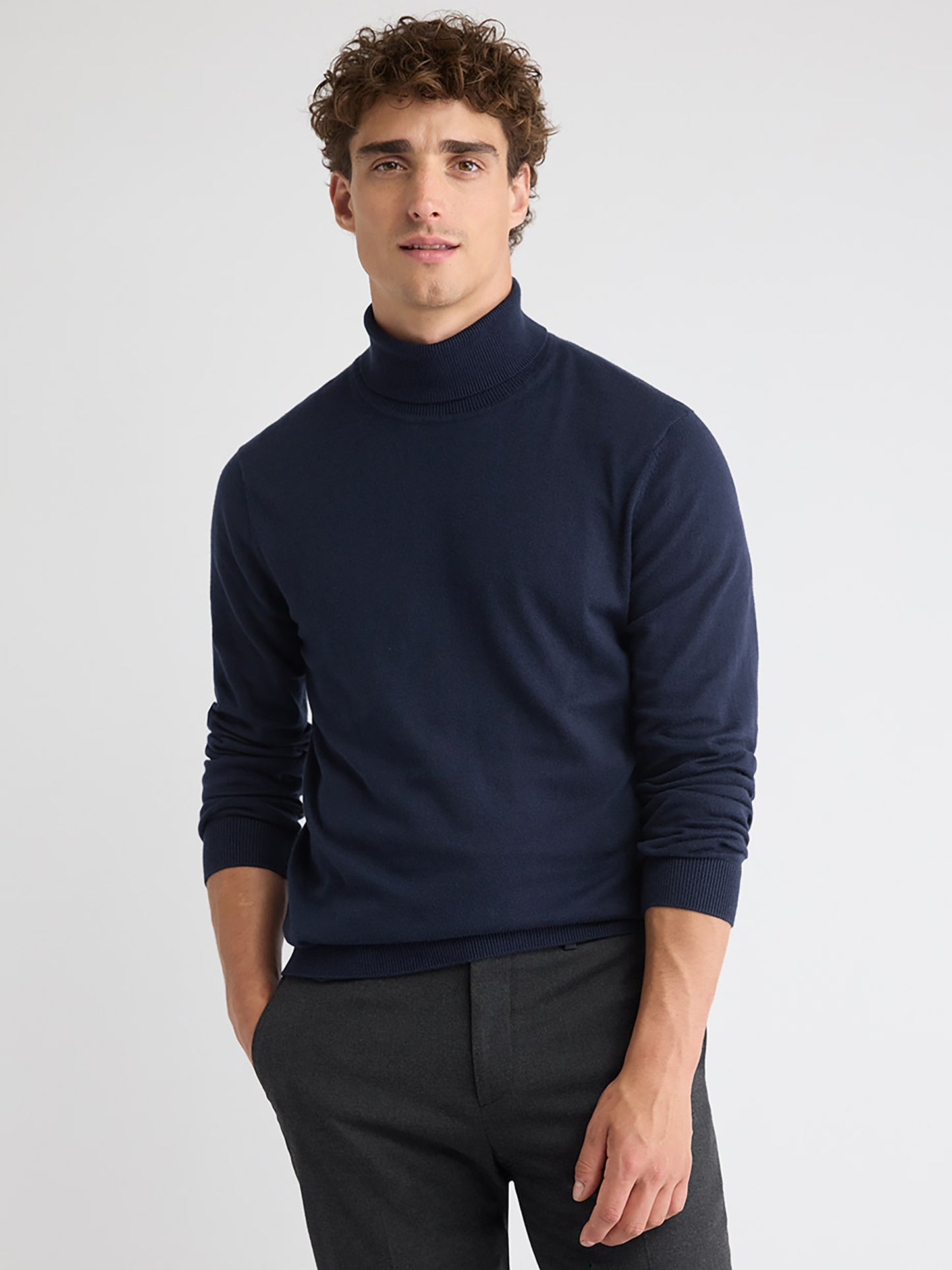 Long-Sleeve Turtleneck Sweater