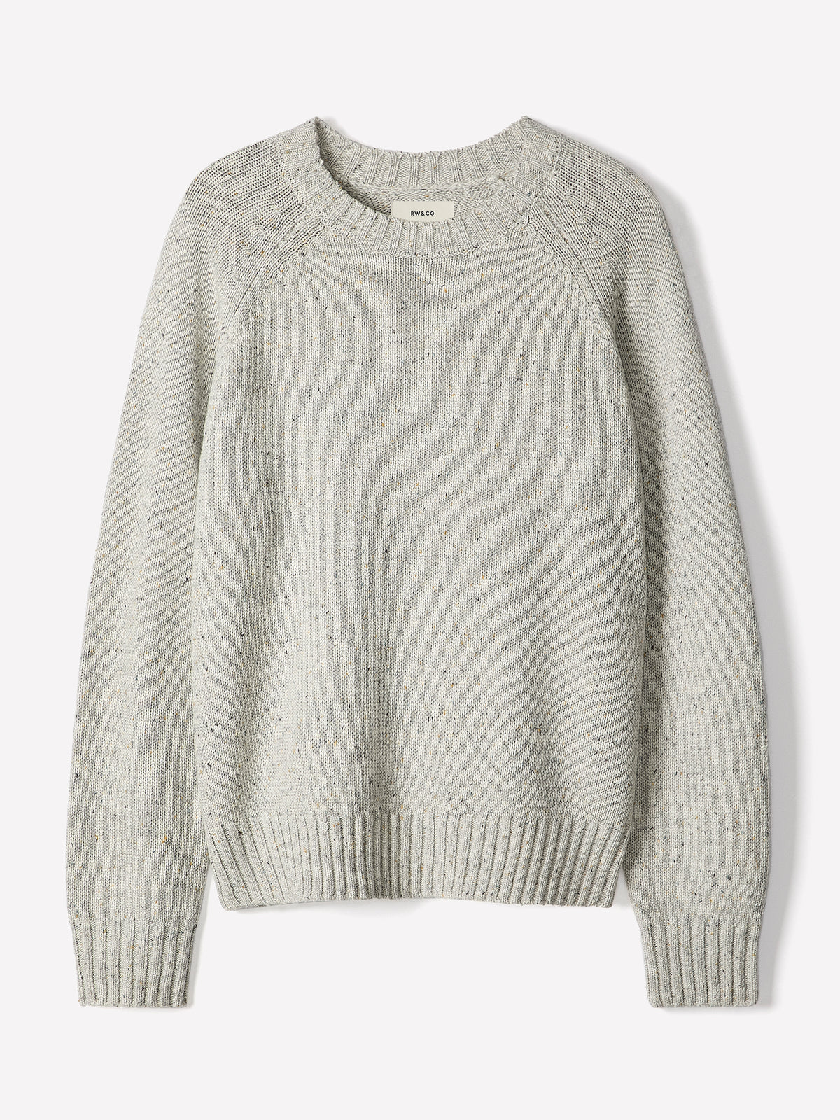 Crew Neck Sweater with Acrylic Cotton Wool Blend